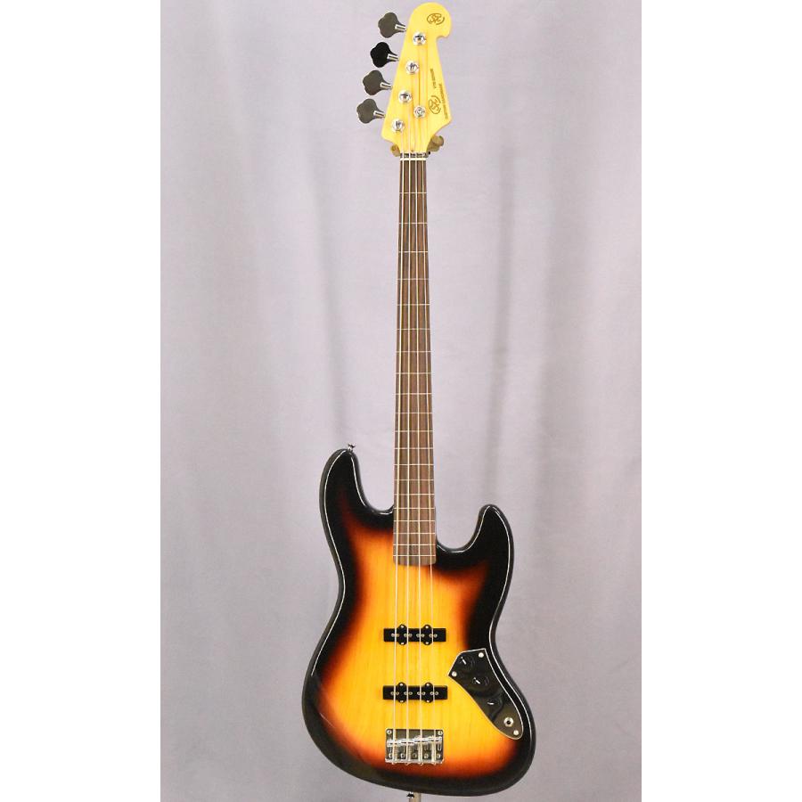 SX エレキベース SJB62+/FL 2/3TS フレットレス ベース : 光栄堂楽器