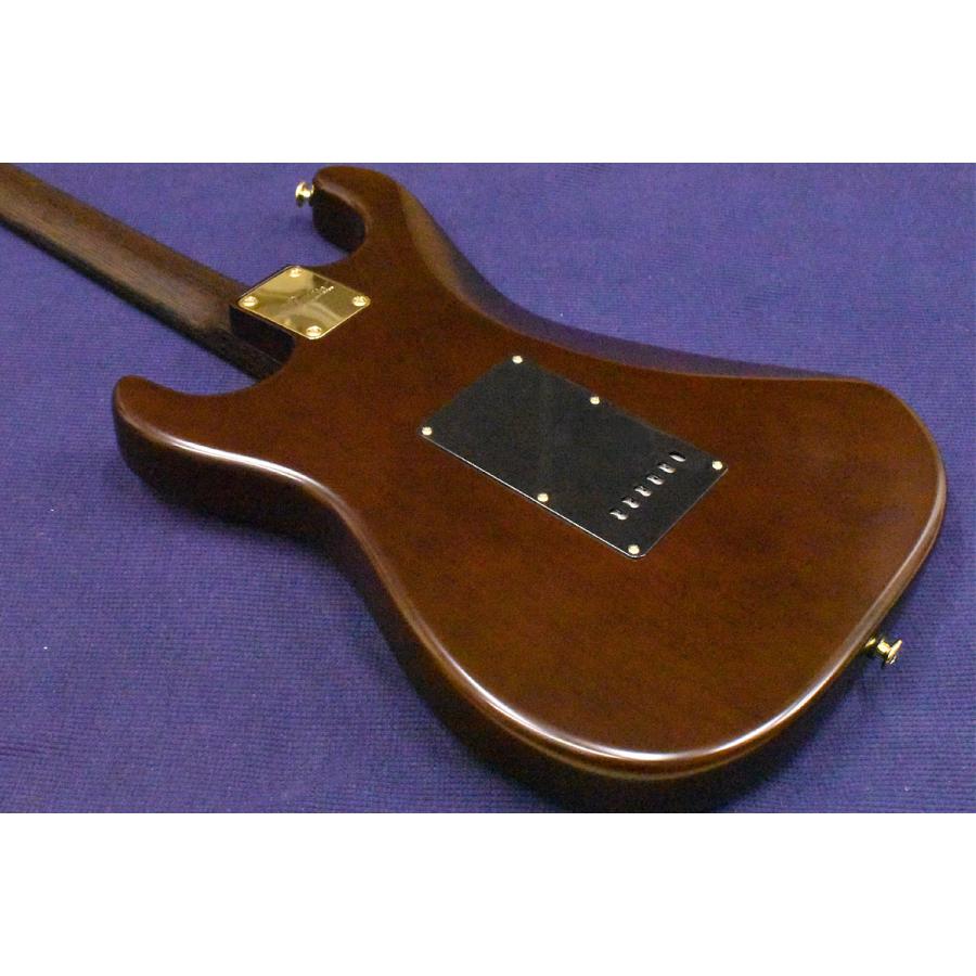 美品 VISION エレキギター ストラトキャスタータイプ ブラウン 軽量モデル momose モモセ MC-Premium/BM #19157（Fine Tuned by KOEIDO）国産