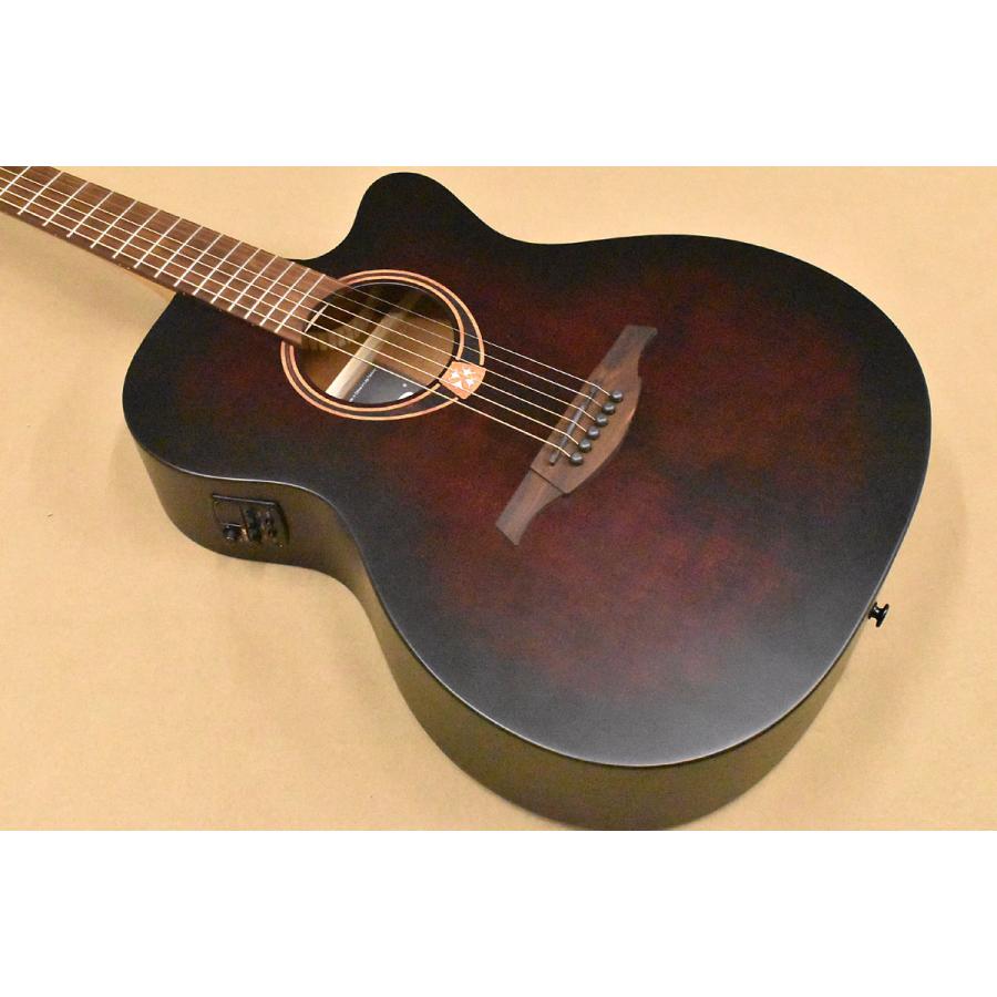 LAG Guitars T70ACE Black & brown（スペア弦付き）ラグギター