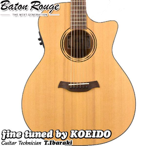 Baton Rouge AR11C/CE エレアコ➕ソフトケース Baton Rouge バトンルージュ AR11C/ACE（スペア弦付き