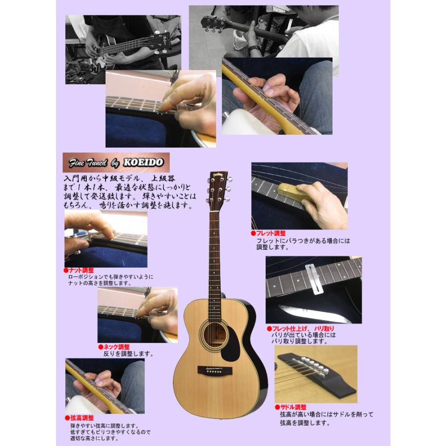 Guitars T118ASCE BLK（スペア弦付き）ラグギター　アコースティックギター　エレアコ 【Slicer】