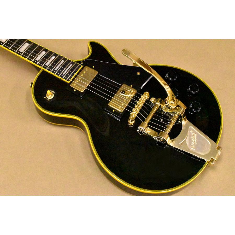 Epiphone Joe Bonamassa 1959 Les Paul Custom with Bigsby Antique Ebony（スペア弦、クリップチューナー付き）エピフォンの画像