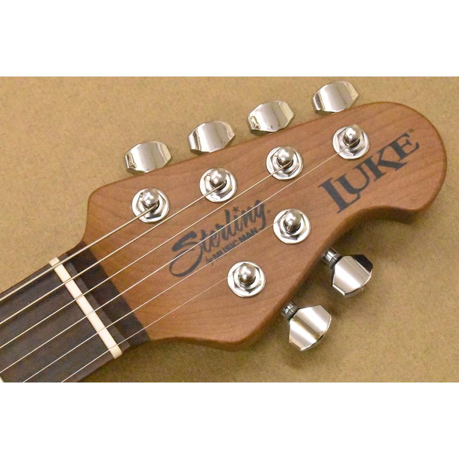 Sterling by MUSICMAN LK100 Bodhi Blue Steve Lukatherモデル（アーニーボールストラップ付き）の画像