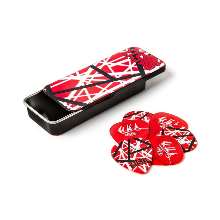 JIM DUNLOP EVHPT08 EVH 5150 Pick Tin ピック６枚＆ピックケース付き