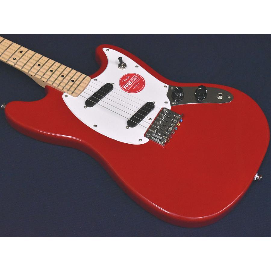 Squier Sonic Mustang MN WPG Torino Red エレキギター ムスタング (ストラップサービス中) スクワイヤー 初心者　入門用｜koeido1｜04