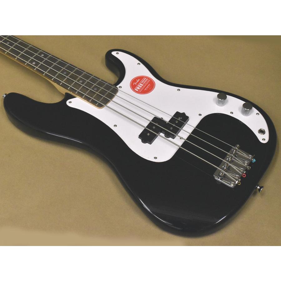 Squier Squier Sonic Precision Bass LRL WPG BLK（ストラップサービス