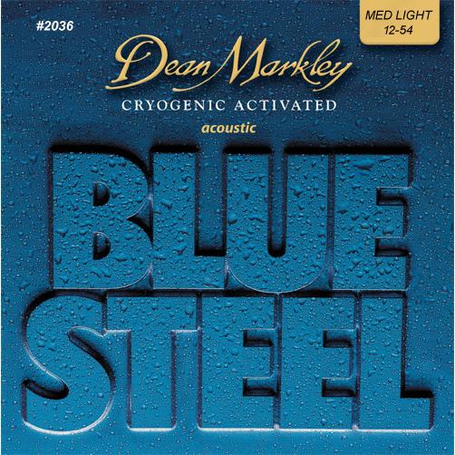 Dean Markley Blue Steel #2036 Acoustic Guitar Strings MED LIGHT 12-54 アコースティックギター弦 (定型郵便発送)｜koeido1