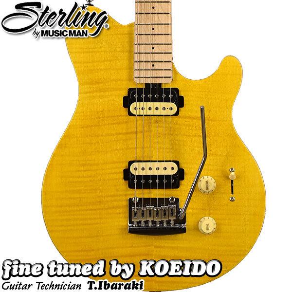エレキギター Sterling by MUSICMAN S.U.B Series AX3FM TGD（アーニーボールストラップ付き）｜koeido1