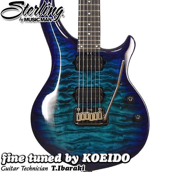 Sterling by MUSICMAN MAJ200XQM CPD ジョンペトルーシモデル（アーニーボールストラップ付き）エレキギター John Petrucci Signature Majesty｜koeido1
