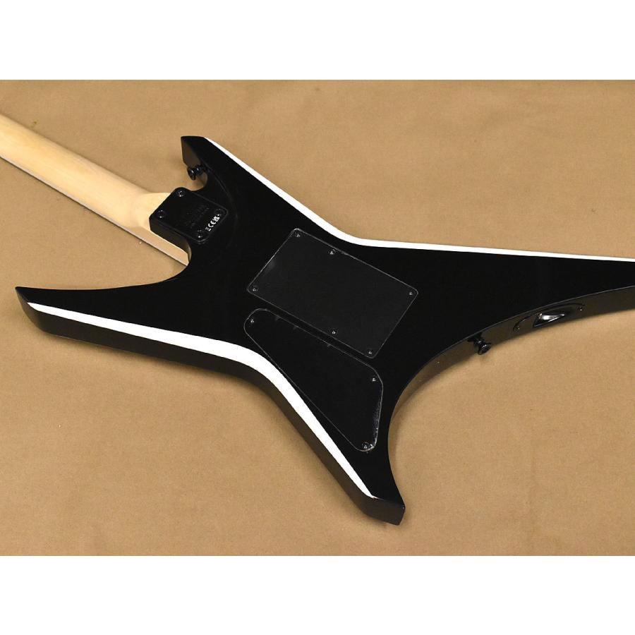 Jackson JS SERIES JS32 WARRIOR Black with White Bevels