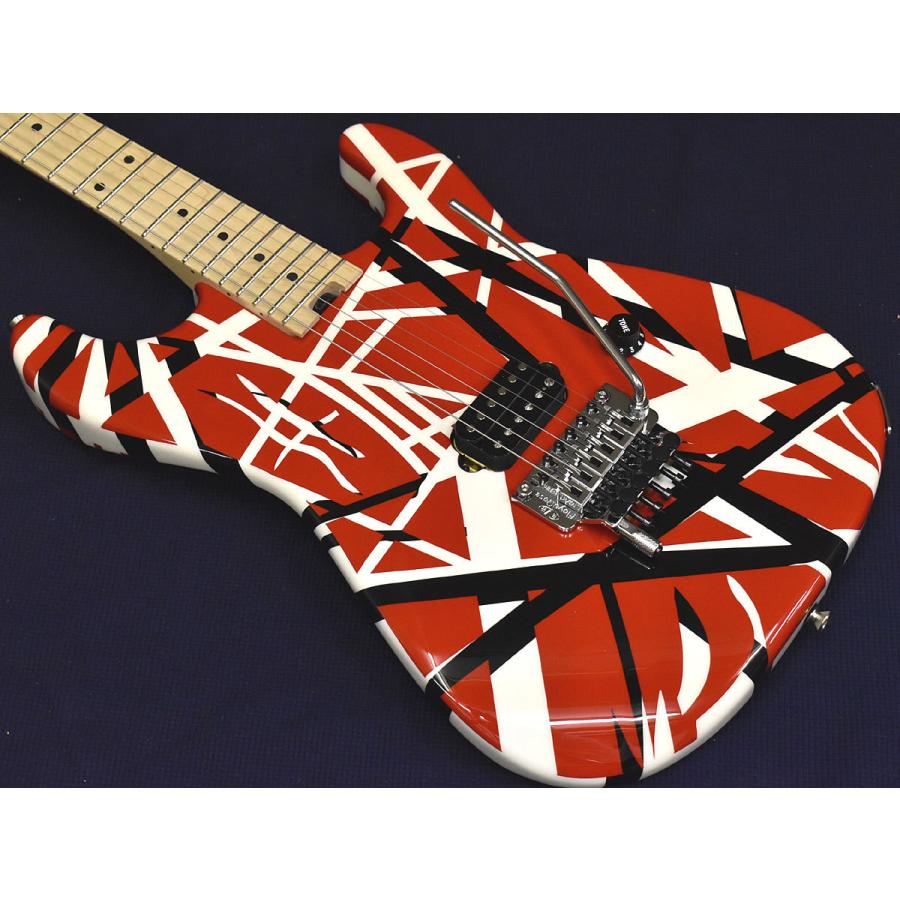 エレキギター EVH Striped Series Red with Black Stripes