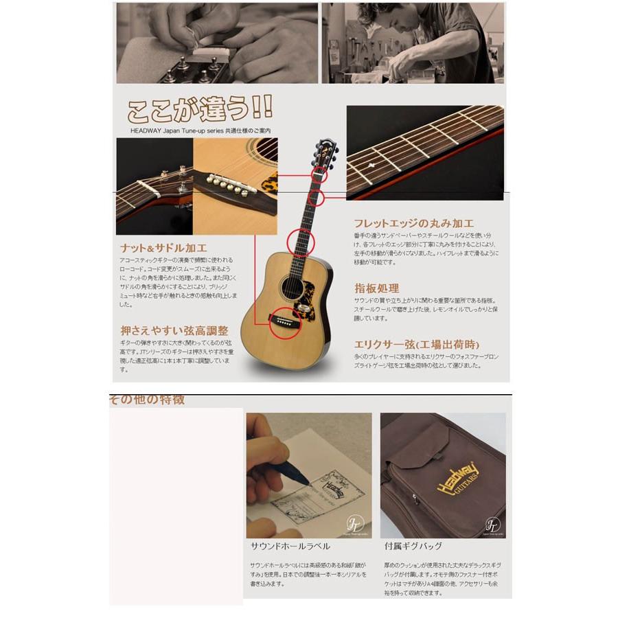Headway アコースティックギター Japan Tune-up Series HF-V085S Headway アコースティックギター Japan Tune-up Series HF-V085S
