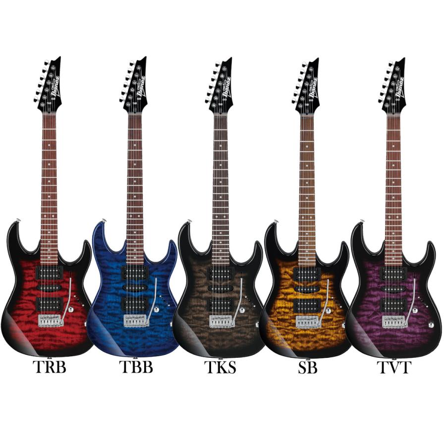 Gio Ibanez アイバニーズ GRX70QA TVT エレキギターセット Ibanez アイバニーズ GRX70QA/TVT エレキギター 初心者入門
