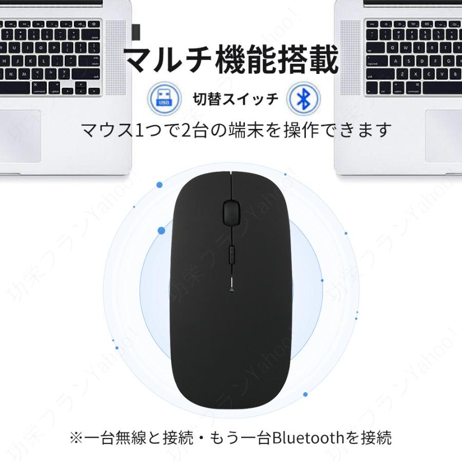 マウス ワイヤレスマウス 無線 充電式 Bluetooth 5.1 LED 光学式 マウス ワイヤレスマウス 無線 充電式 Bluetooth 5.1 LED 光学式