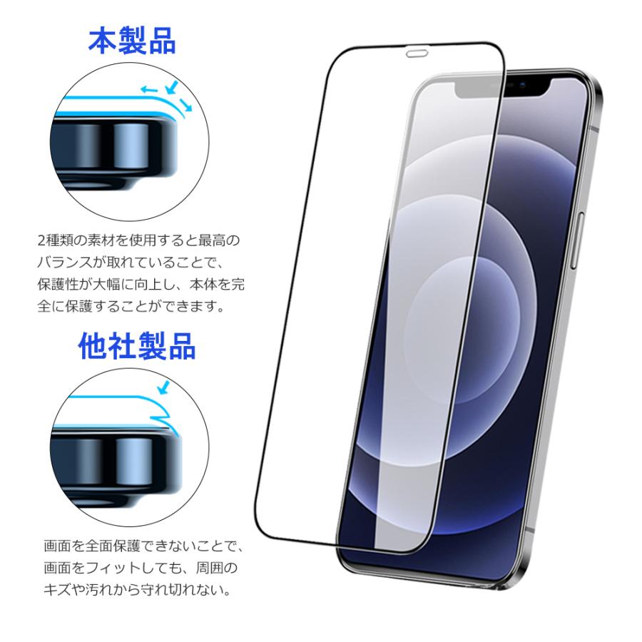 iPhone 17 16 15 14 13 保護フィルム ガラスフィルム 全面 iPhone12 