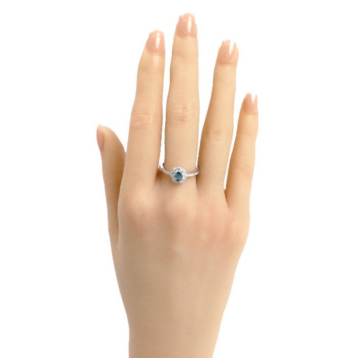Pt900プラチナ リング・指輪 ダイヤモンド0.41ct 14号 4g グラン 