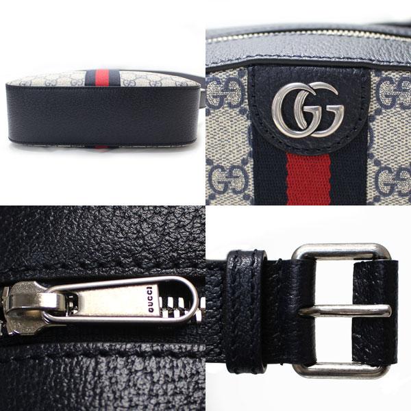 GUCCI グッチ カメラバッグ ショルダーバッグ GGスプリーム オフディア ベージュ ブルー ?681064 96IWN 4076