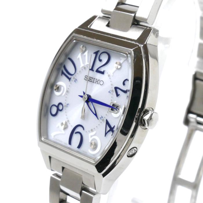 【美品/箱付き/電波ソーラー/稼働】セイコー ルキア シェル ダイア 腕時計 SEIKO（セイコー） ルキア 腕時計 ソーラー SSVW213/1B22-0BC0 電波