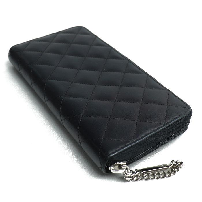 CHANEL（シャネル） カンボンライン 長財布 ラウンドファスナー