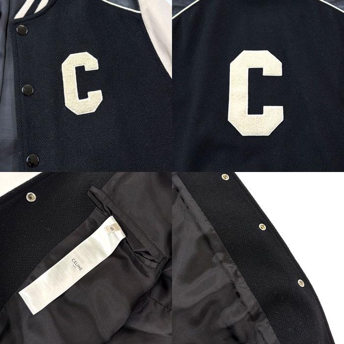 CELINE（セリーヌ） クラシック テディジャケット スタジャン ブラック