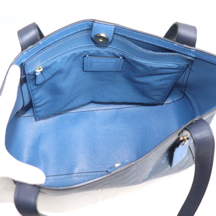 COACH ホースアンドキャリッジ トートバッグ ブルー COACH（コーチ） ホースキャリッジ トートバッグ ブルー C4061