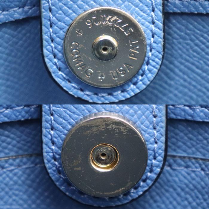 COACH（コーチ） ホースキャリッジ トートバッグ ブルー C4061