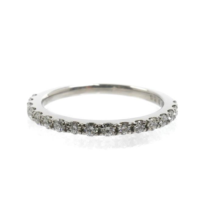 Pt900プラチナ ハーフエタニティ リング・指輪 ダイヤモンド0.25ct 11 