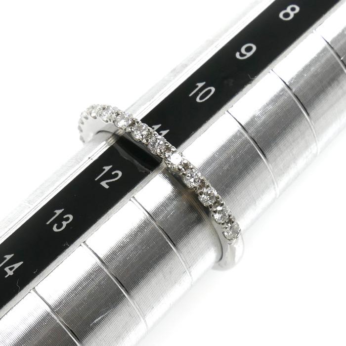Pt900プラチナ ハーフエタニティ リング・指輪 ダイヤモンド0.25ct 11 