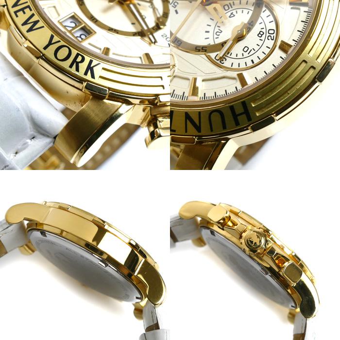 HUNTING WORLD ハンティングワールド イリス クロノグラフ 腕時計 電池