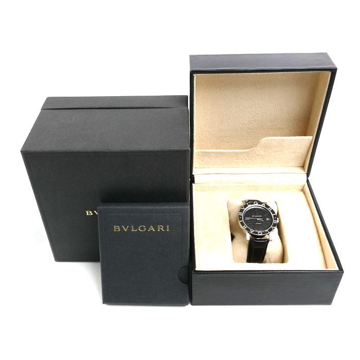 ブルガリ BB38SL ブルガリブルガリ AUTO 自動巻き 黒 メンズ 時計 BVLGARI（ブルガリ） ブルガリブルガリ 腕時計 自動巻き BB38SL AUTO
