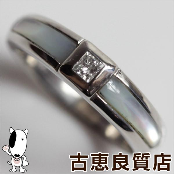 希少 黒入荷 Pt 指輪 プラチナ リング 指輪 ファッションリング 白蝶貝 D 0 10ct 6 3g リング プラチナ サイズ12 5号 Mr519 質屋出店 あすつく 値下げ ミカワムラ 3e4108 Date Edu Ro