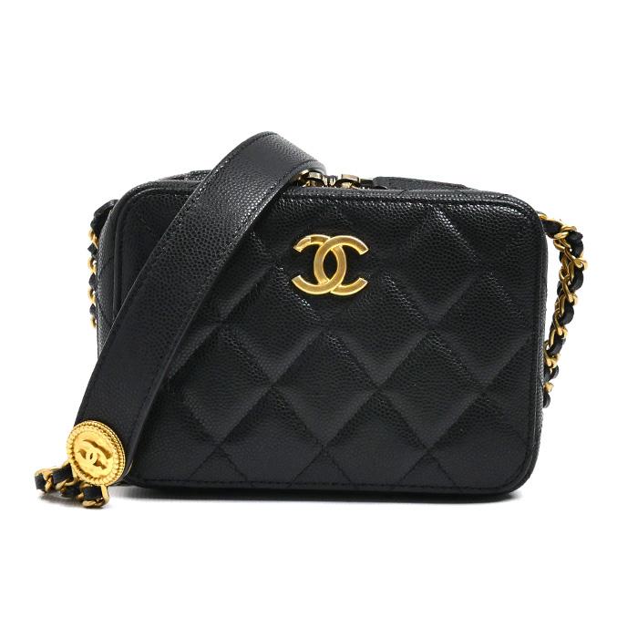 CHANEL フラップフォンケース マトラッセ チェーンウォレット カメラ