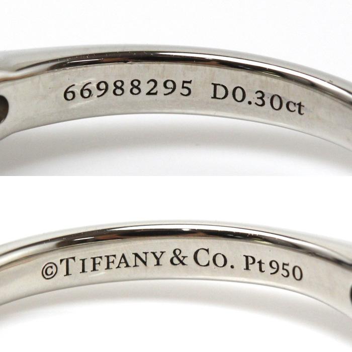 TIFFANY&Co. ティファニー Pt950プラチナ ソリティア リング・指輪 
