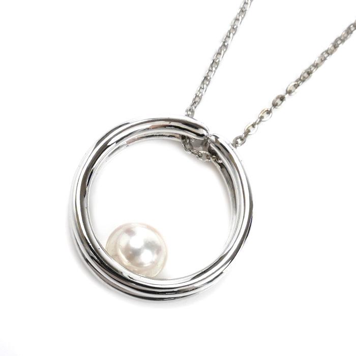 MIKIMOTO（ミキモト） シルバー ネックレス パール約7.0mm 6.5g 40cm