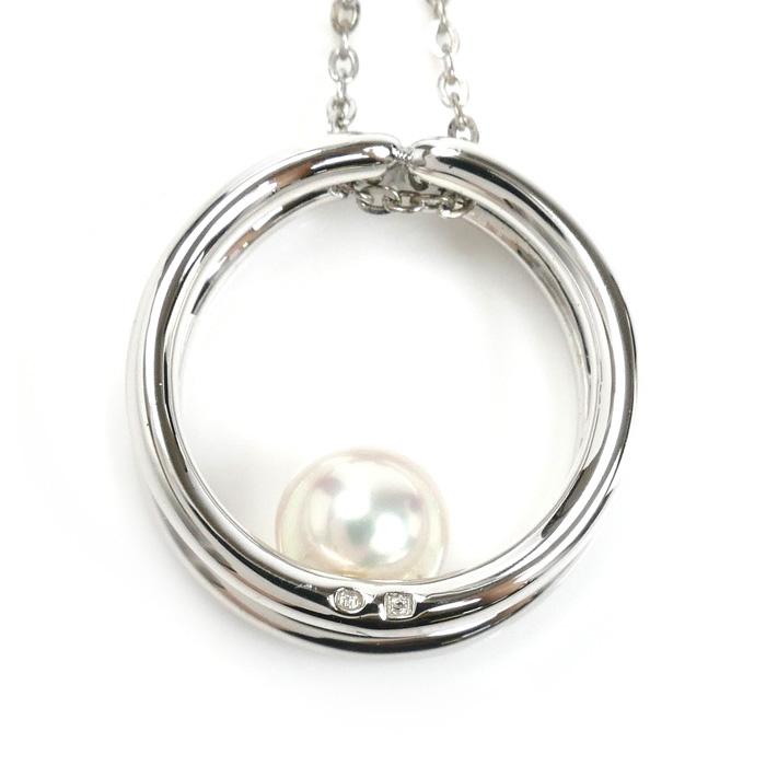 MIKIMOTO（ミキモト） シルバー ネックレス パール約7.0mm 6.5g 40cm