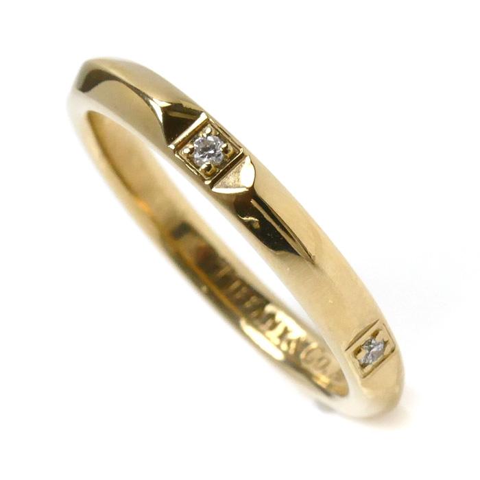 TIFFANY&Co.（ティファニー） K18YG イエローゴールド Tトゥルーバンド