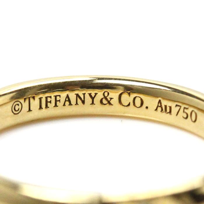 TIFFANY&Co. ティファニー K18YG イエローゴールド Tトゥルーバンド  