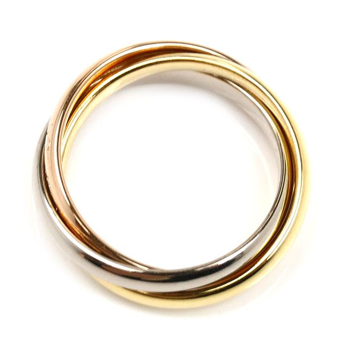 Cartier（カルティエ） K18YG/PG/WG トリニティ SM リング・指輪