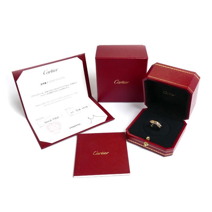 Cartier（カルティエ） K18YG/PG/WG トリニティ SM リング・指輪