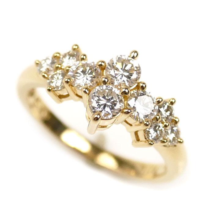 TASAKI タサキ K18YG イエローゴールド リング・指輪 ダイヤモンド0.74