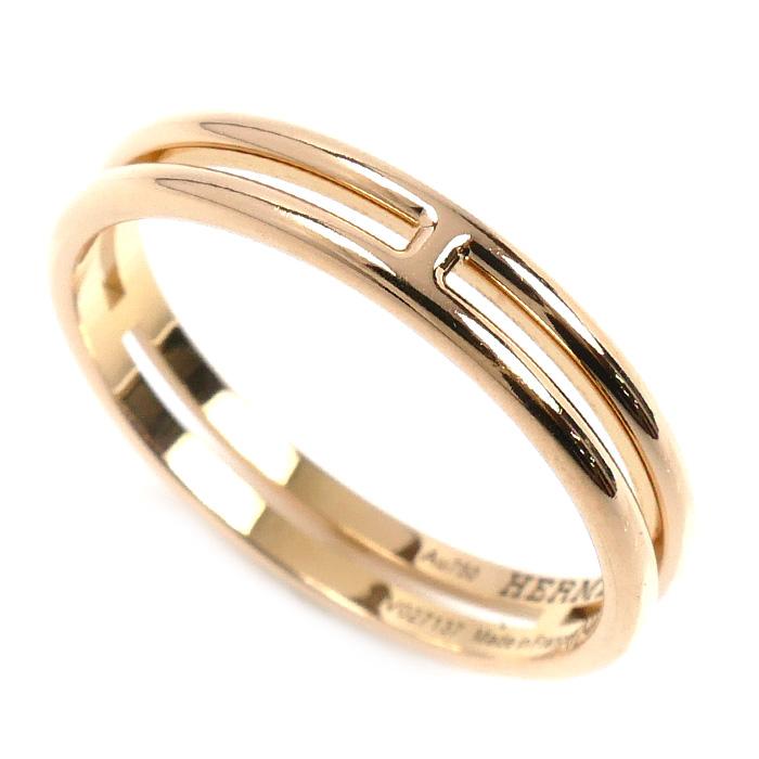 HERMES（エルメス） K18PG ピンクゴールド アリアンヌ リング・指輪