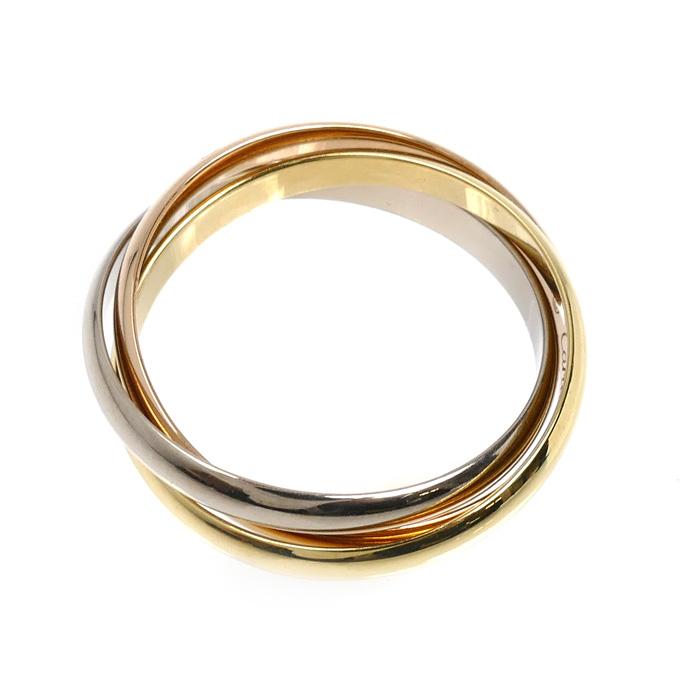 Cartier（カルティエ） K18YG/PG/WG トリニティ リング・指輪 18号 58