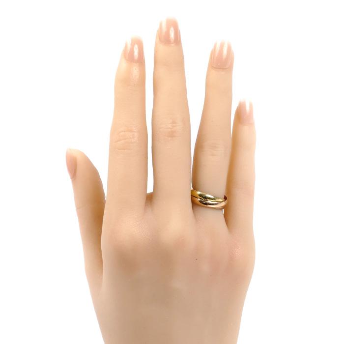 Cartier（カルティエ） K18YG/PG/WG トリニティ SM リング・指輪 