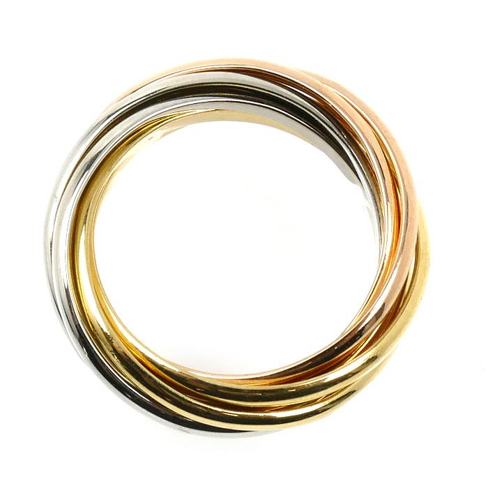 Cartier（カルティエ） K18YG/PG/WG トリニティ 7連 リング・指輪 8号
