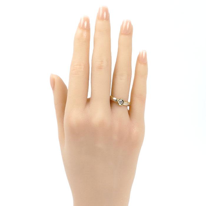 Cartier（カルティエ） K18YG/PG/WG モノストーン スリーカラー リング