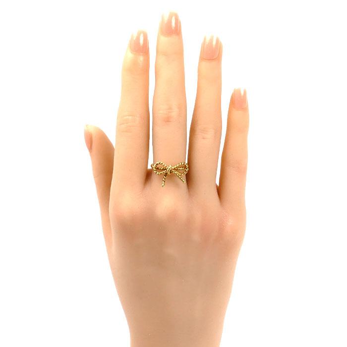TIFFANY&Co.（ティファニー） K18YG イエローゴールド ツイスト リボン