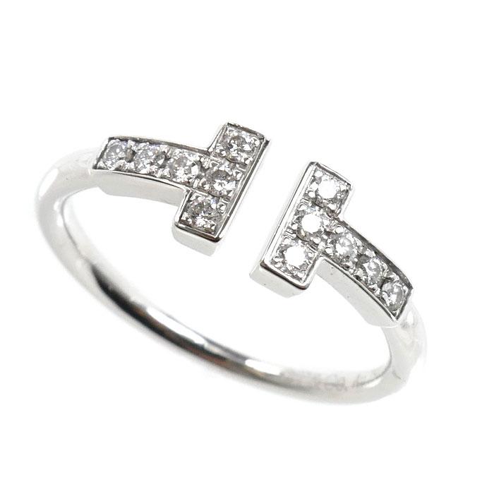 TIFFANY&Co.（ティファニー） K18WG ホワイトゴールド Tワイヤー 