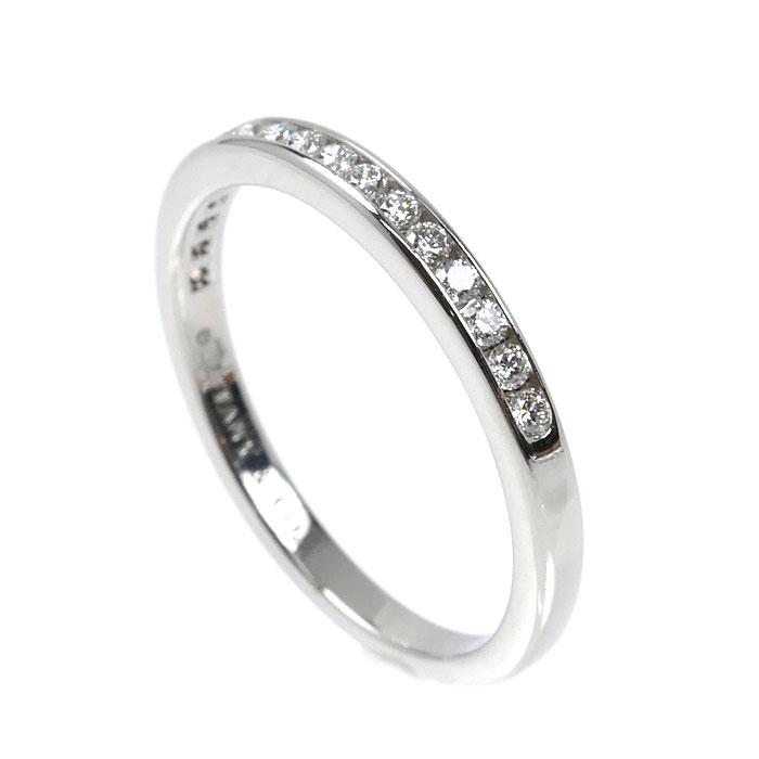 TIFFANY&Co.（ティファニー） Pt950プラチナ ハーフエタニティ リング 
