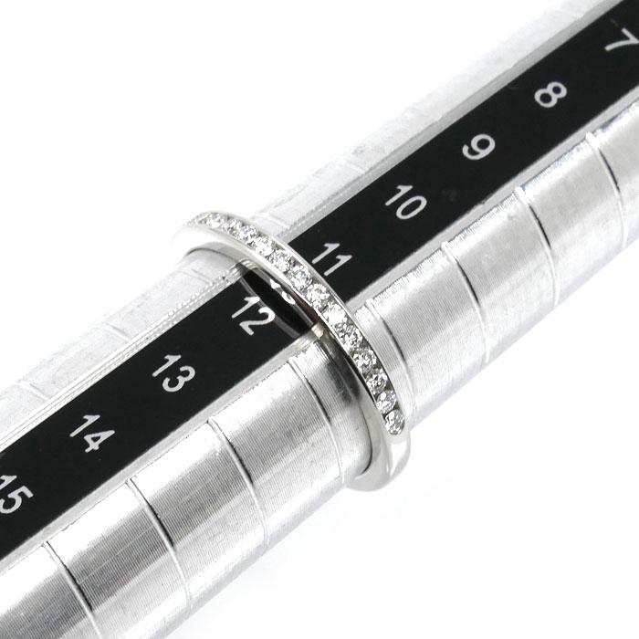 TIFFANY&Co.（ティファニー） Pt950プラチナ ハーフエタニティ リング 