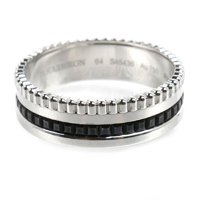 Boucheronブシュロン　キャトル　6連　ブラック　10号相当 BOUCHERON（ブシュロン） K18WG ブラックPVD キャトル ブラック